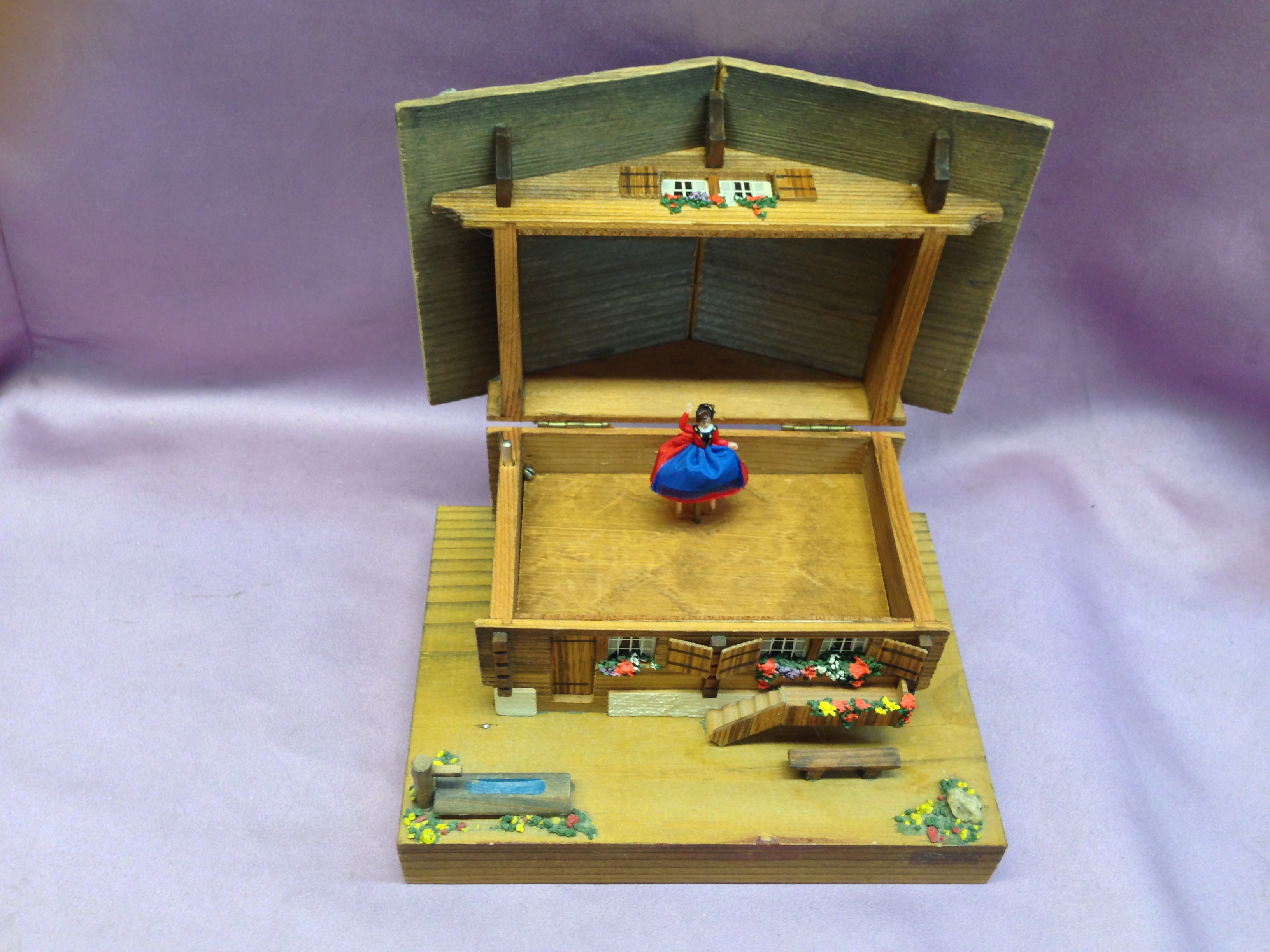 Swiss Chalet Music Box